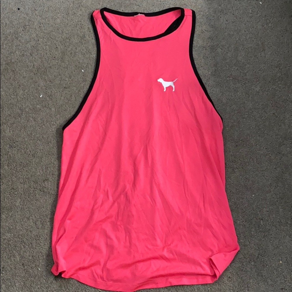 selling this pink workout shirt
